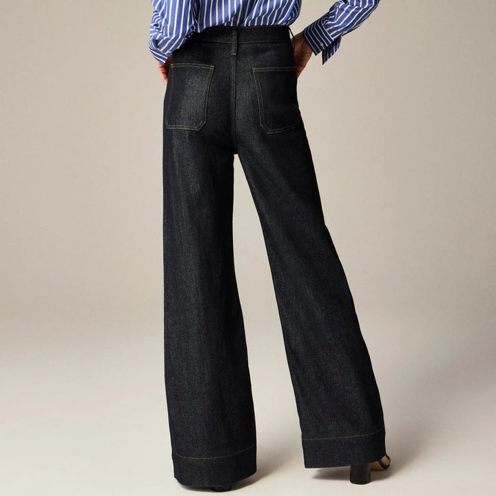 Pantalon Large Marinière – Style Chic