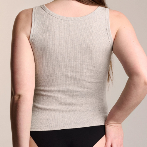 Top Sans-Soutif Côtelé – Brassière Intégrée