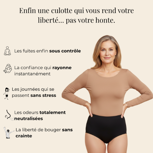 Charlie-quebec™ – Culotte Absorbante Élégante