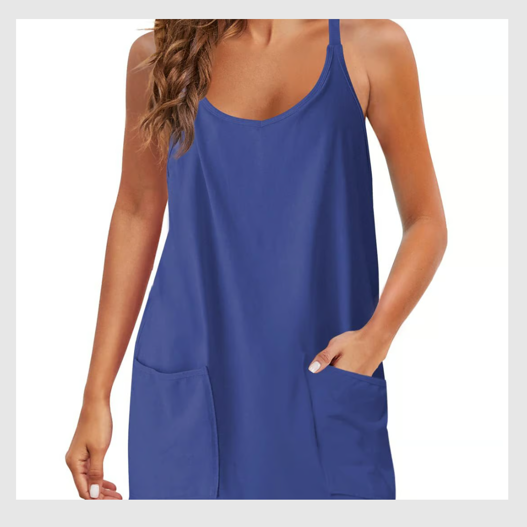Mini-Robe Confort Absolu – Avec Brassière & Short Intégrés