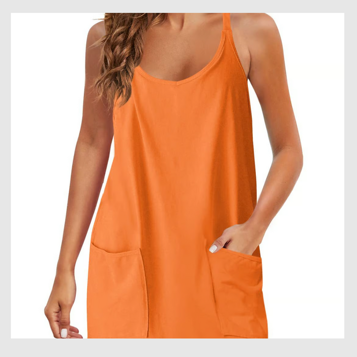 Mini-Robe Confort Absolu – Avec Brassière & Short Intégrés