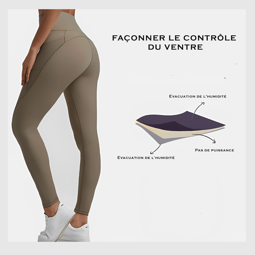 Charlie-quebec™ – Legging Sport Taille Haute