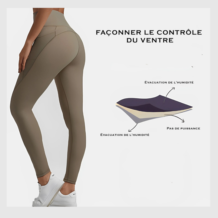 Charlie-quebec™ – Legging Sport Taille Haute