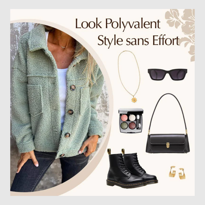 Veste Chic Courte – Col à Revers
