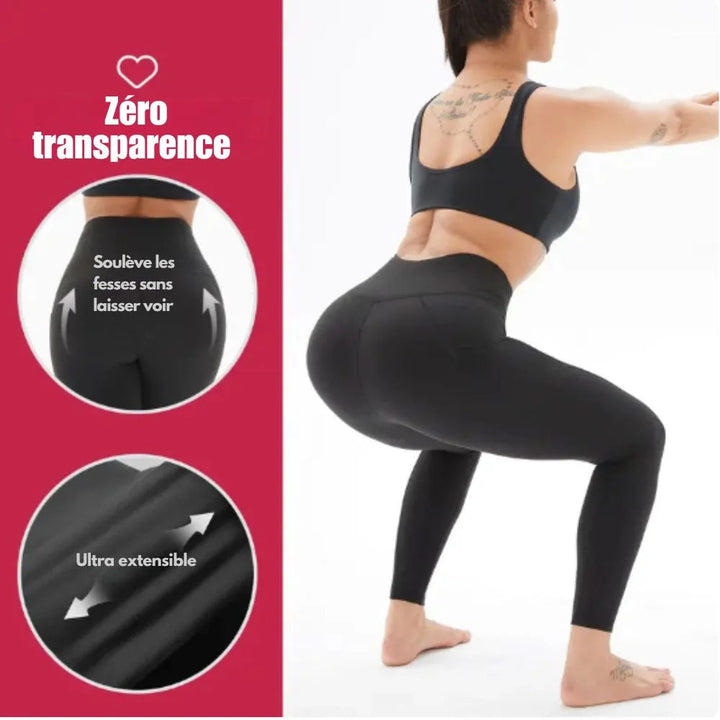 Charlie-quebec™ – Legging Doublé Polaire au Galbe Parfait