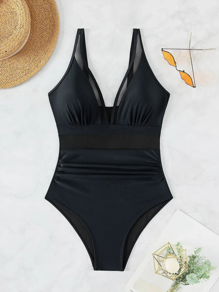 Charlie-quebec™ – Maillot de bain une pièce style intemporel