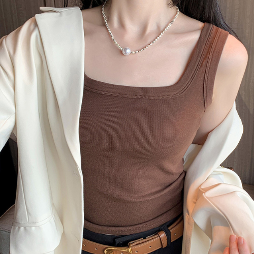 Top Sans-Soutif Côtelé – Brassière Intégrée