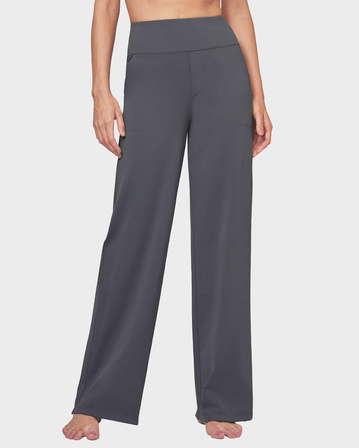Charlie-quebec™ – Pantalon Large Taille Haute Confort Chic