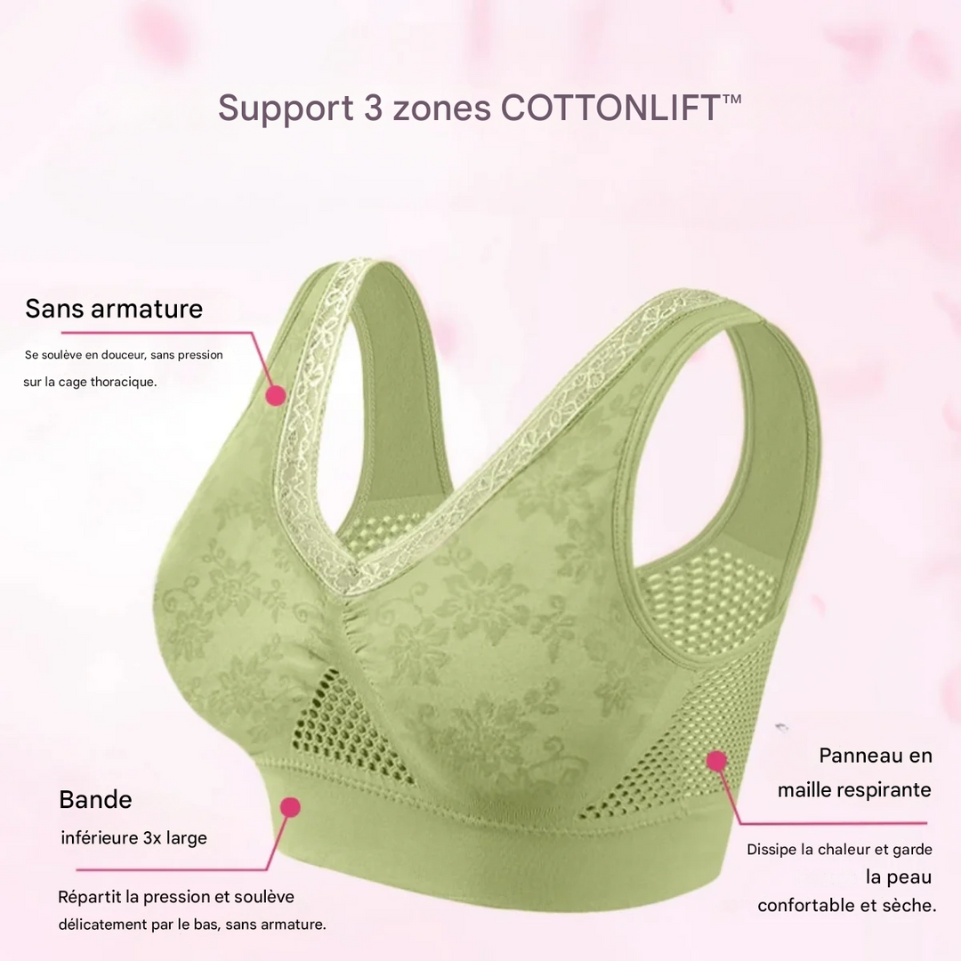 Charlie-quebec™ – Soutien-Gorge Sans Armature au Confort Naturel & Maintien Doux
