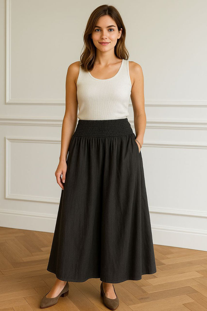 Charlie-quebec™ –Pantalon jupe-culotte ultra confortable