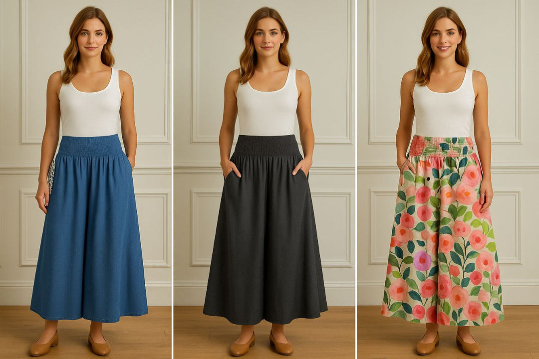 Charlie-quebec™ –Pantalon jupe-culotte ultra confortable