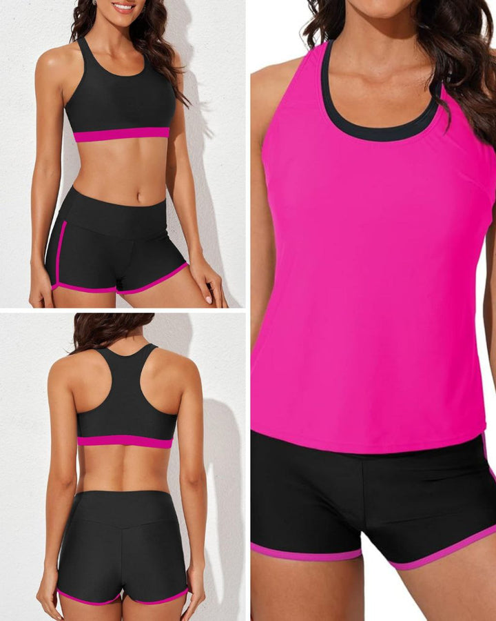 Charlie-quebec™ – Tankini 3 Pièces Élégant