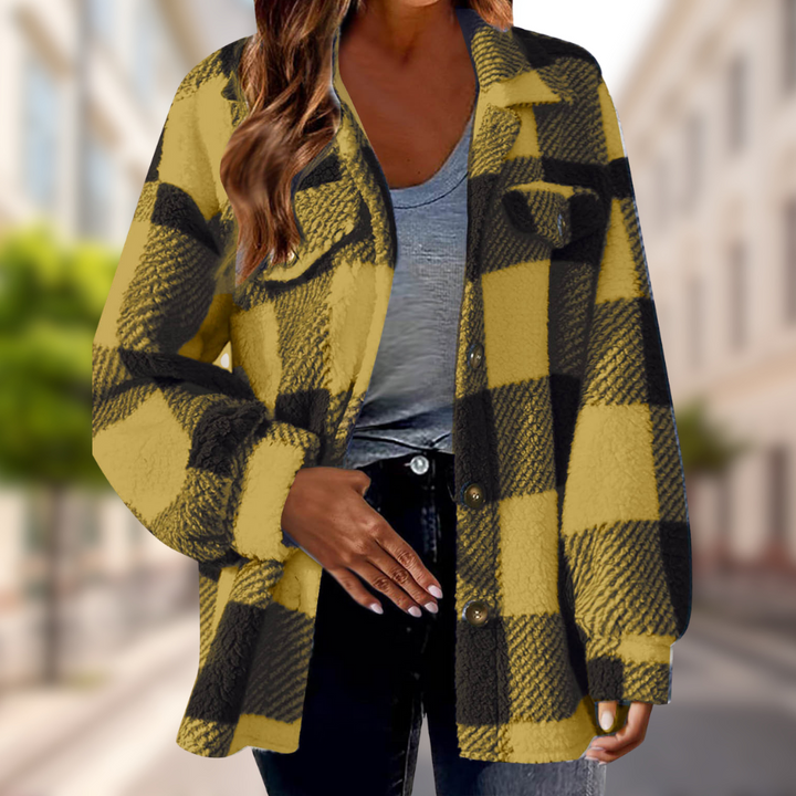 Charlie-quebec™ – Veste Douce à Carreaux