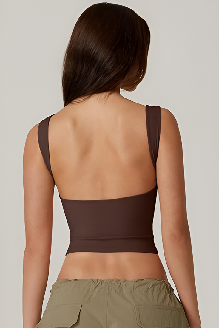 Top Court Dos Ouvert – Confort & Style