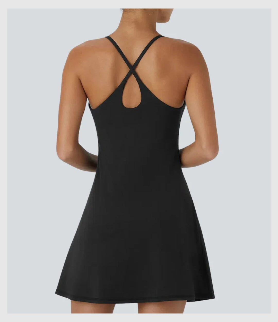 Robe de Printemps Ample – Brassière Intégrée & Short Discret