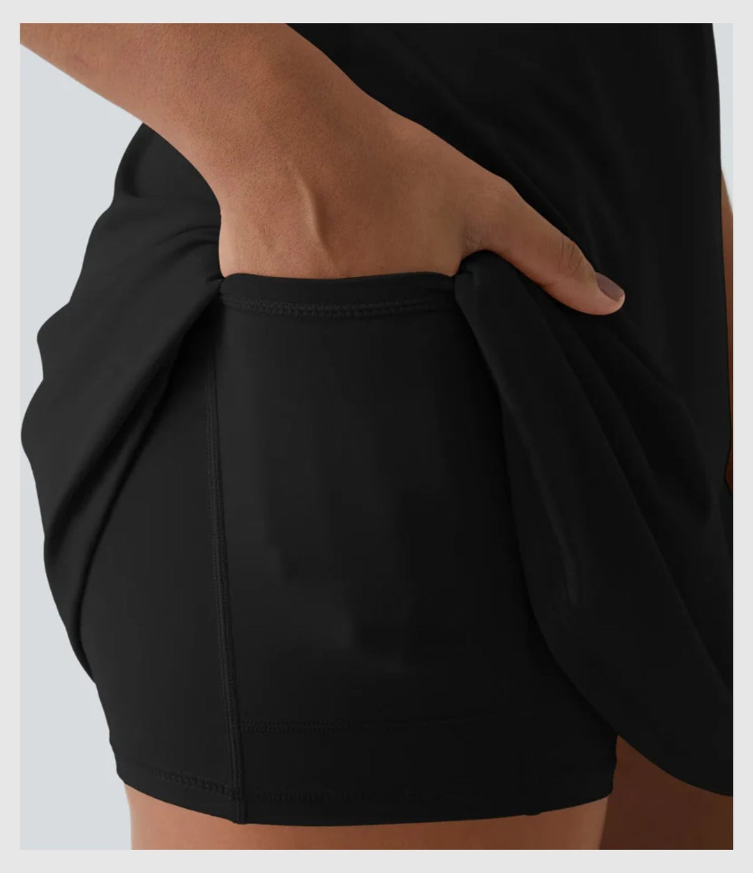 Robe de Printemps Ample – Brassière Intégrée & Short Discret