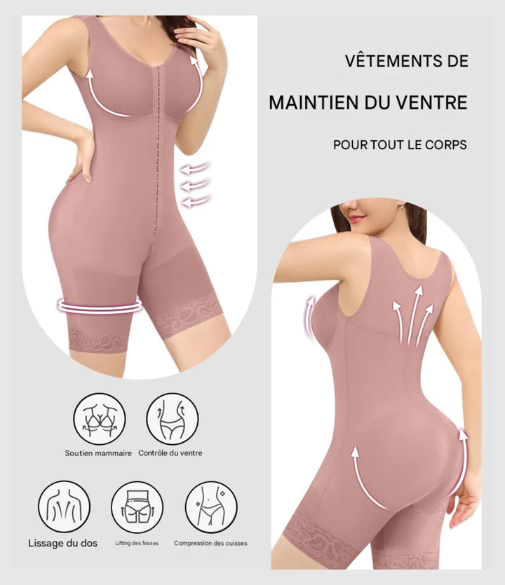 Charlie-quebec™ – Sous-vêtement gainant à double compression avec soutien-gorge
