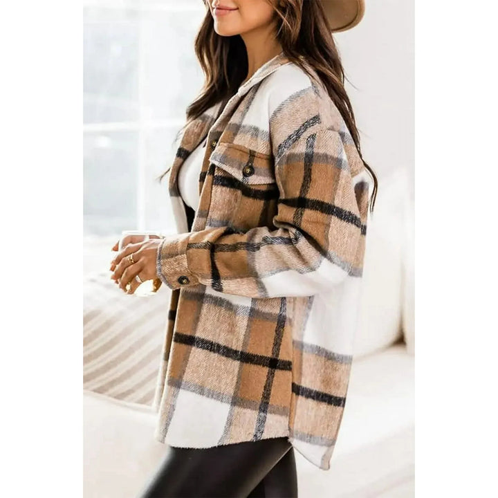 Charlie-quebec™ – Veste Shacket en Flanelle à Carreaux