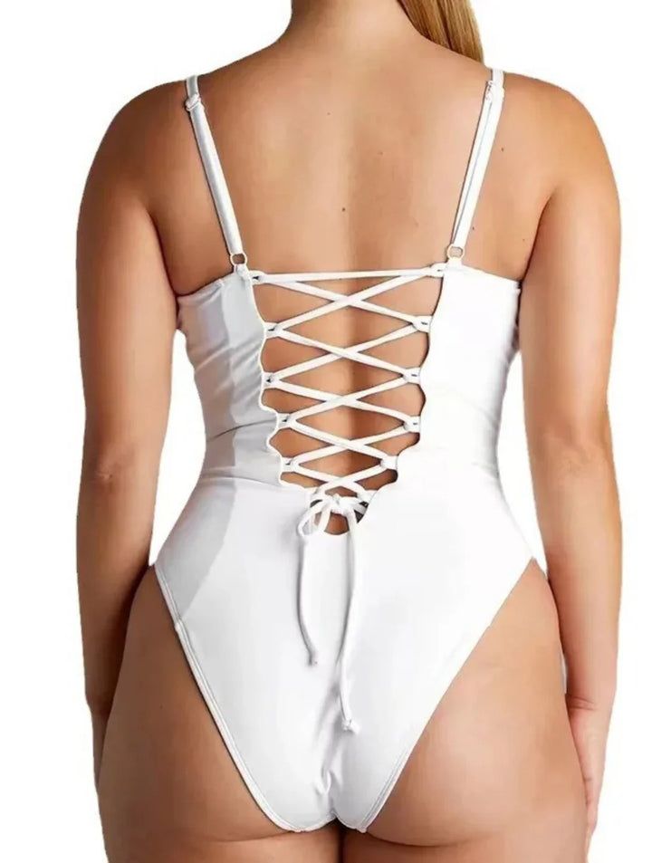 Maillot 1 Pièce Sculptant – Taille Ajustable