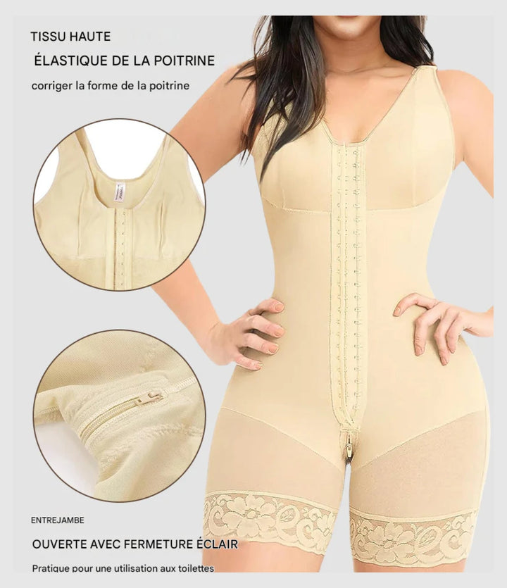 Charlie-quebec™ – Sous-vêtement gainant à double compression avec soutien-gorge