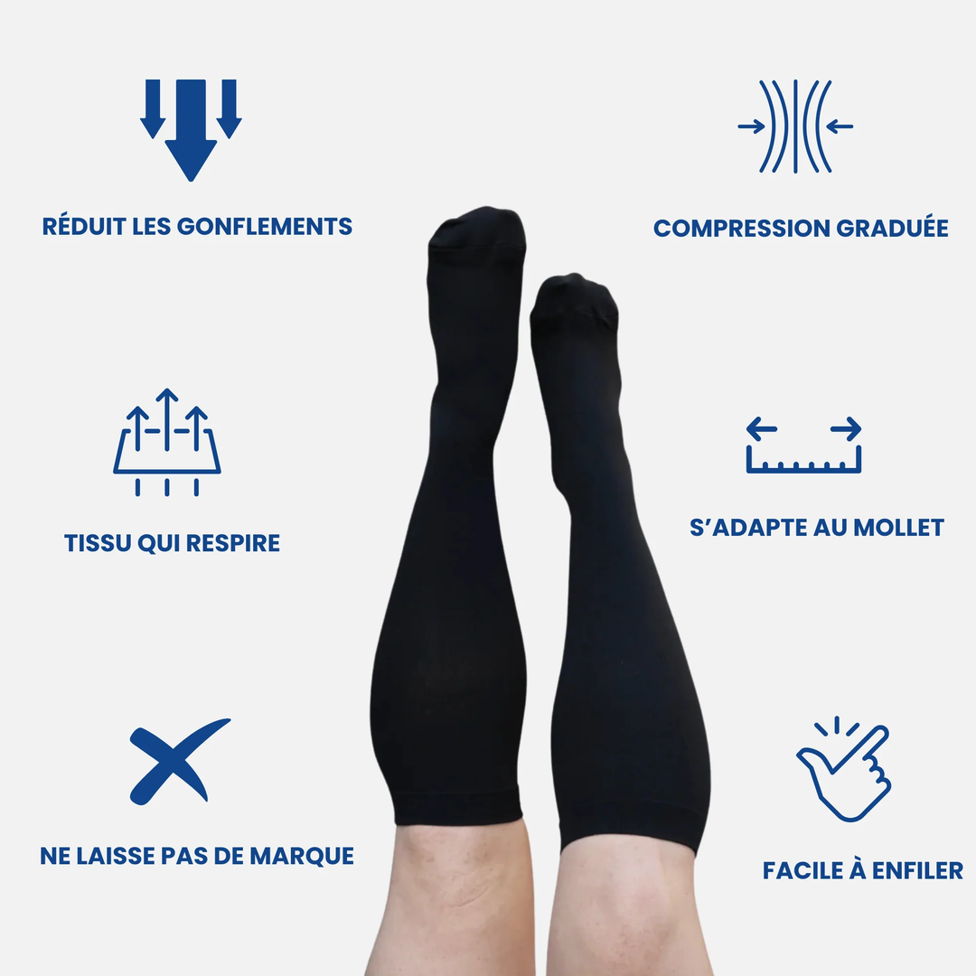 Charlie-quebec™ – Bas de Compression Confort+