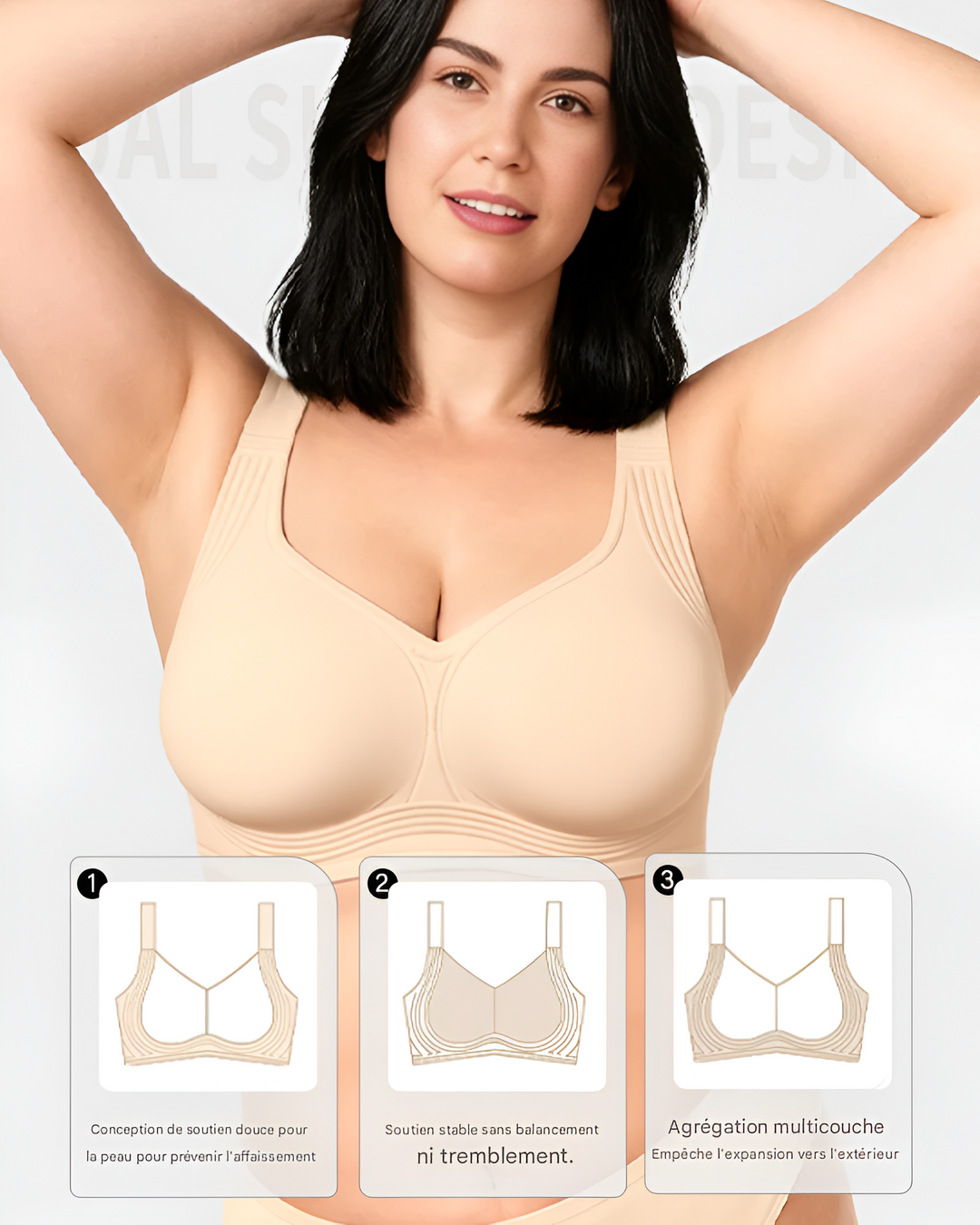 Charlie-quebec™ – Soutien-Gorge Sans Armature à Maintien Sculptant 360°