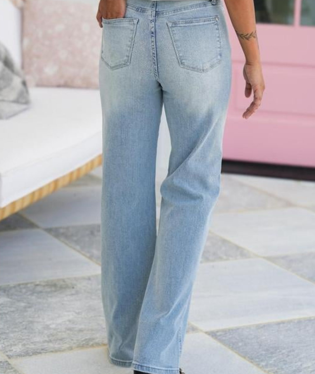 Charlie-quebec™ – Jean Taille Haute Coupe Droite