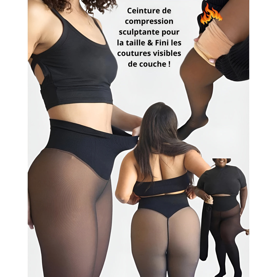 Charlie-quebec™ - Leggings Sculptants Polaires à Couture Unique