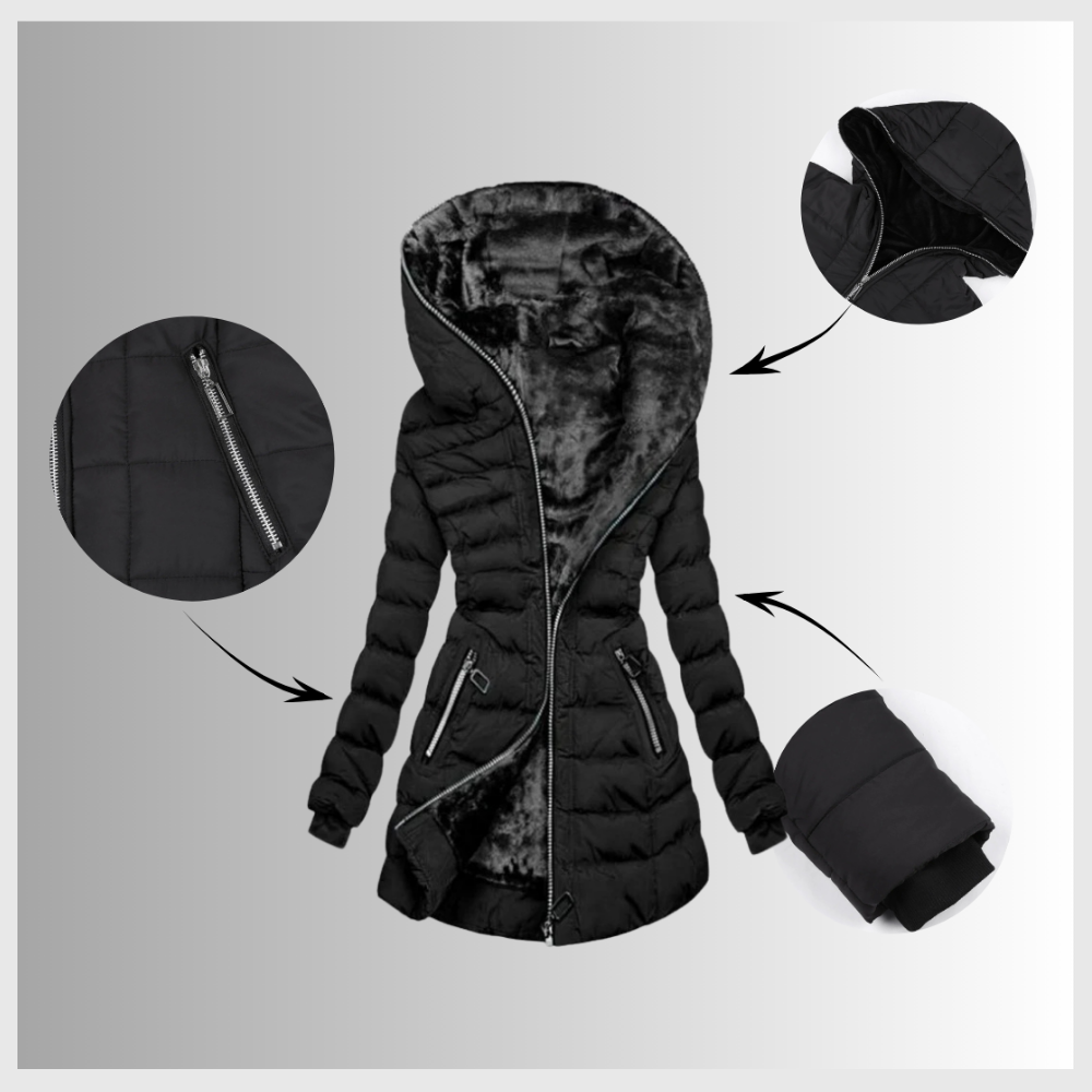 Charlie-quebec™ – Manteau d’Hiver Stylé et Confortable pour Femme