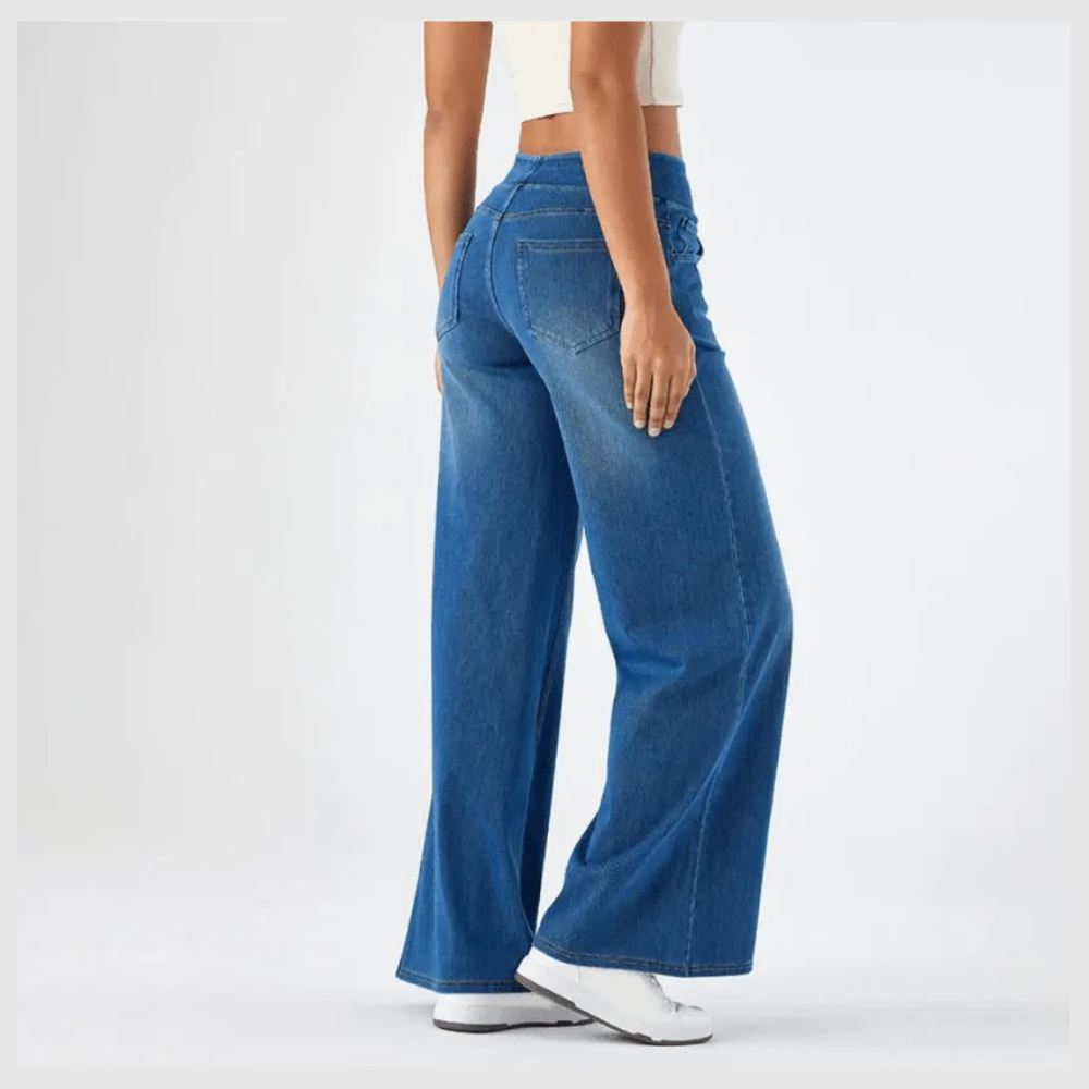 Pantalon Confort Taille Haute – Stretch Élastique