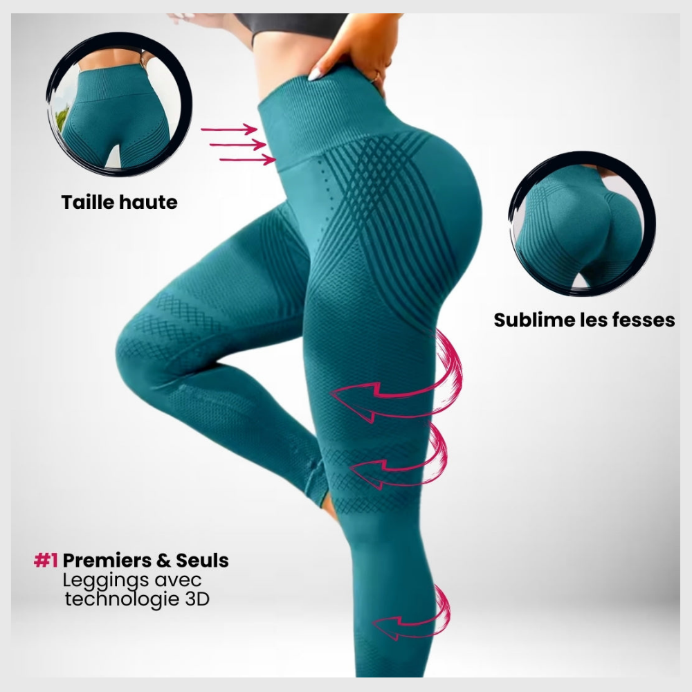 Legging 3D Anticellulite – Effet Peau Lissée