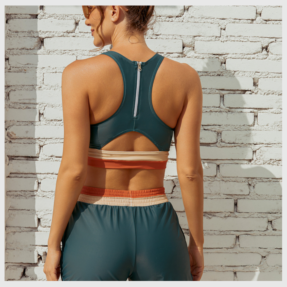 Bikini Sport – Haut Zippé