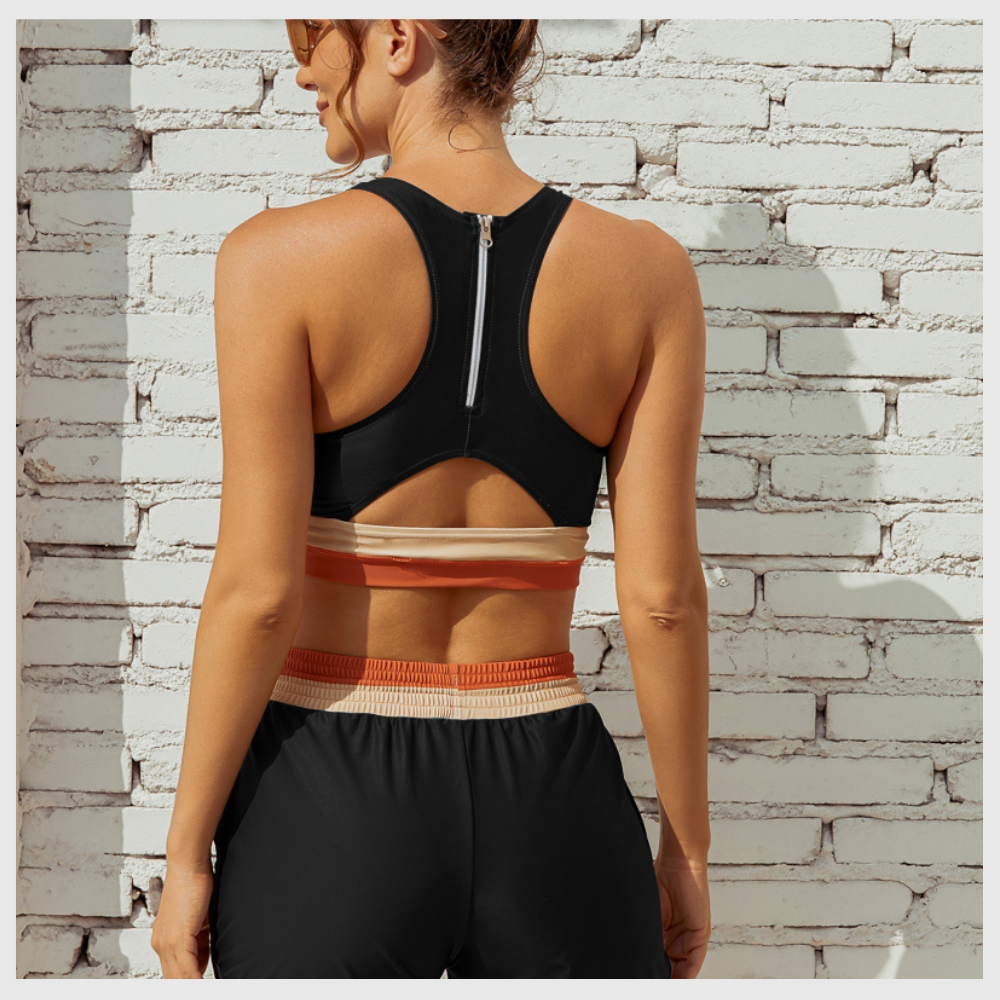 Bikini Sport – Haut Zippé