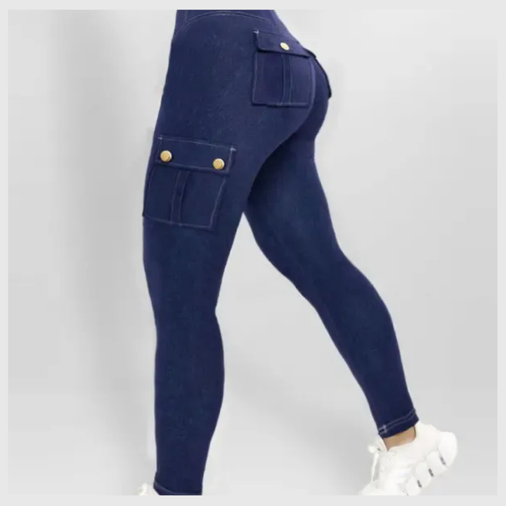 Charlie-quebec™ – Legging taille haute à poches