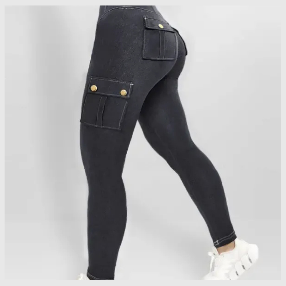 Charlie-quebec™ – Legging taille haute à poches