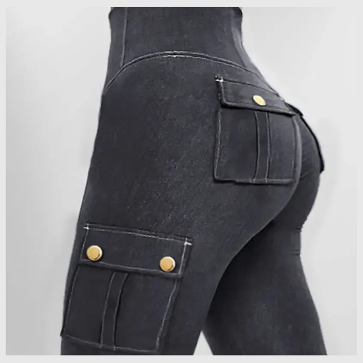 Charlie-quebec™ – Legging taille haute à poches