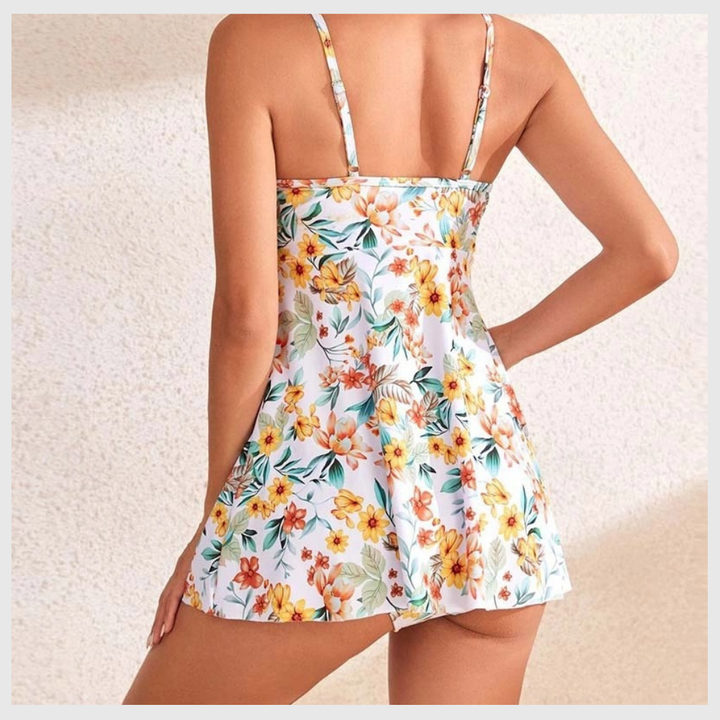 Maillot 1 Pièce Col V – Effet Ventre Plat