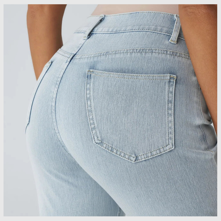 Pantalon Confort Taille Haute – Stretch Élastique
