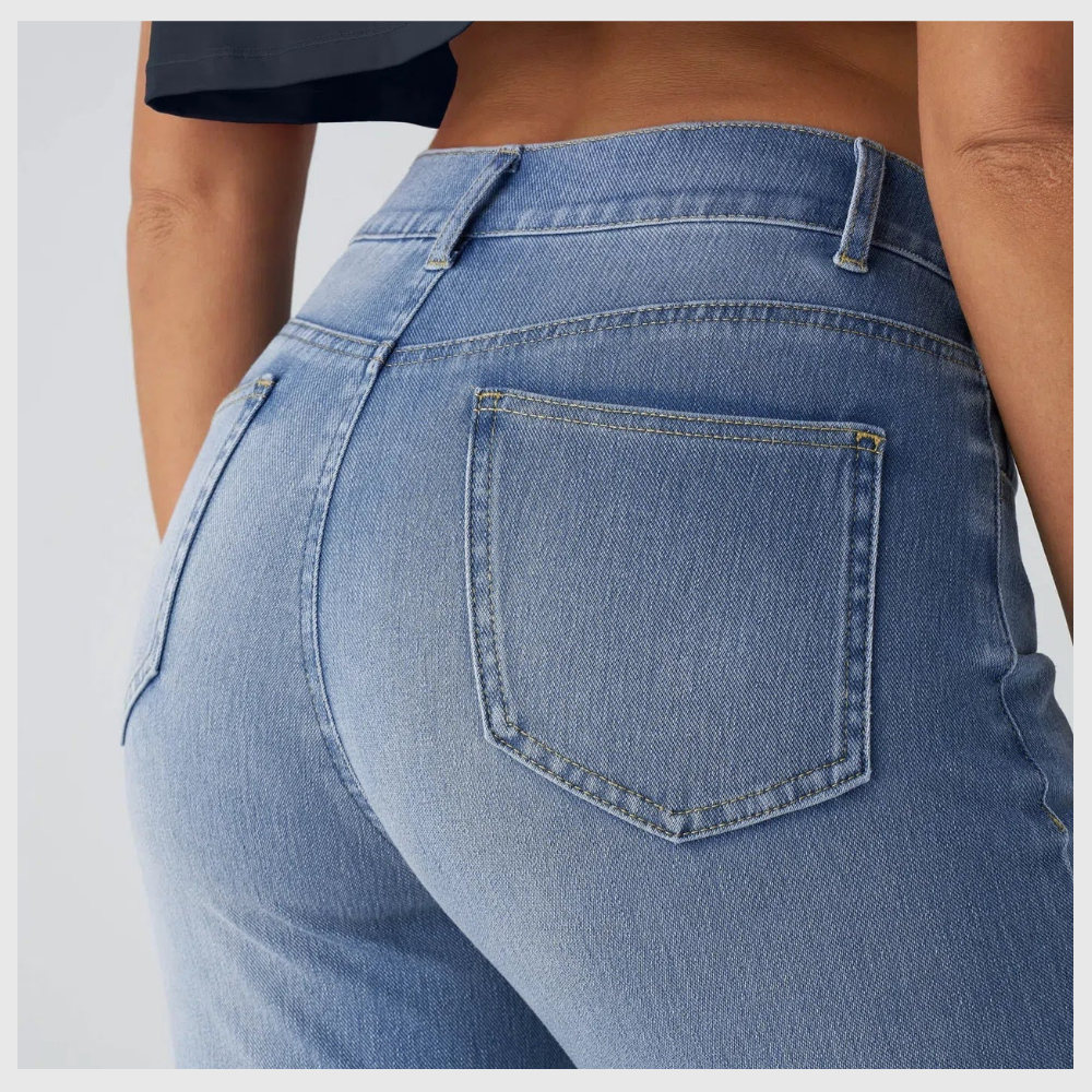 Pantalon Confort Taille Haute – Stretch Élastique