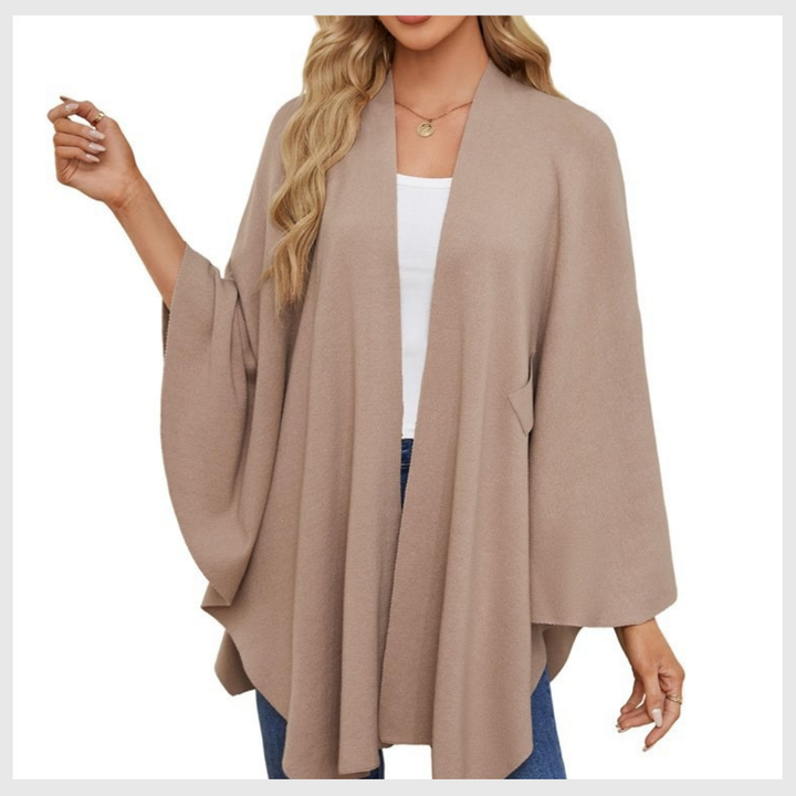 Châle Câlin™ – Tricot Douillet au Style Épuré