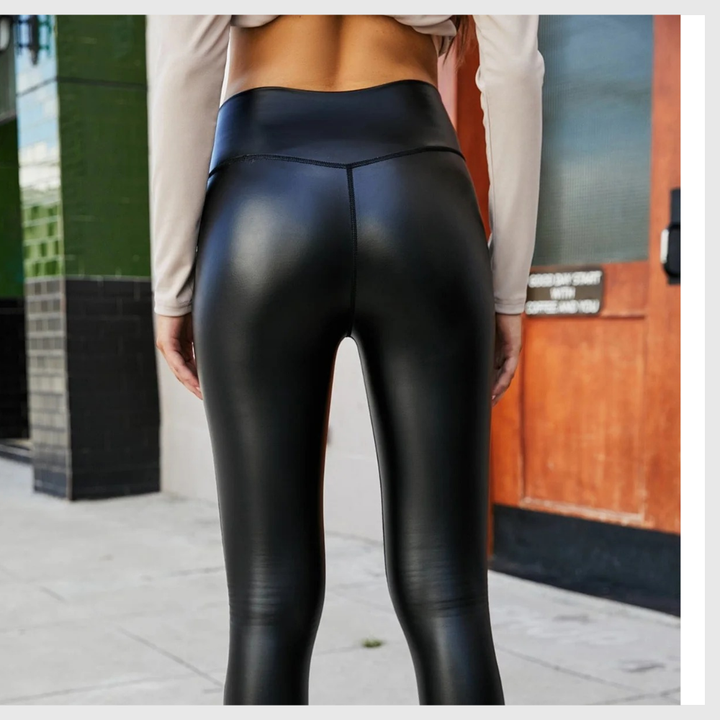 Charlie-quebec™ – Legging Effet Cuir Sculptant
