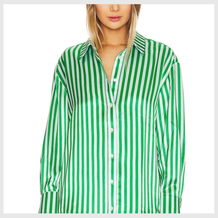 Chemise Rayée Style Resort – Coupe Confort