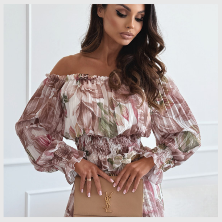 Ensemble 2 Pièces Fleuri – Grâce & Légèreté Estivale