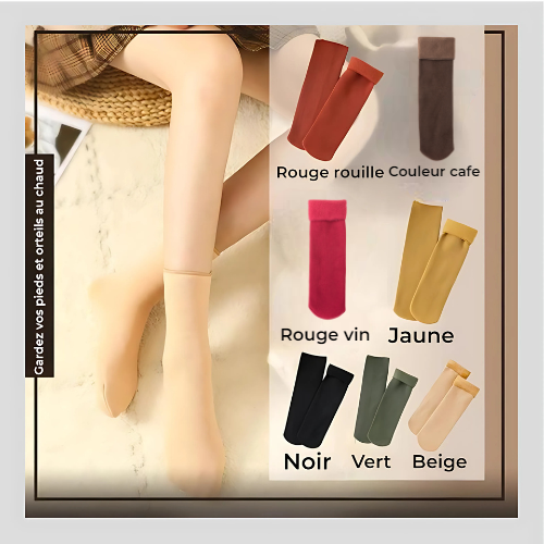 Chaussettes Hiver Velours – Ultra Douces & Chaudes
