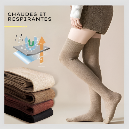 Charlie-quebec™ – Chaussettes Épaisses en Peluche