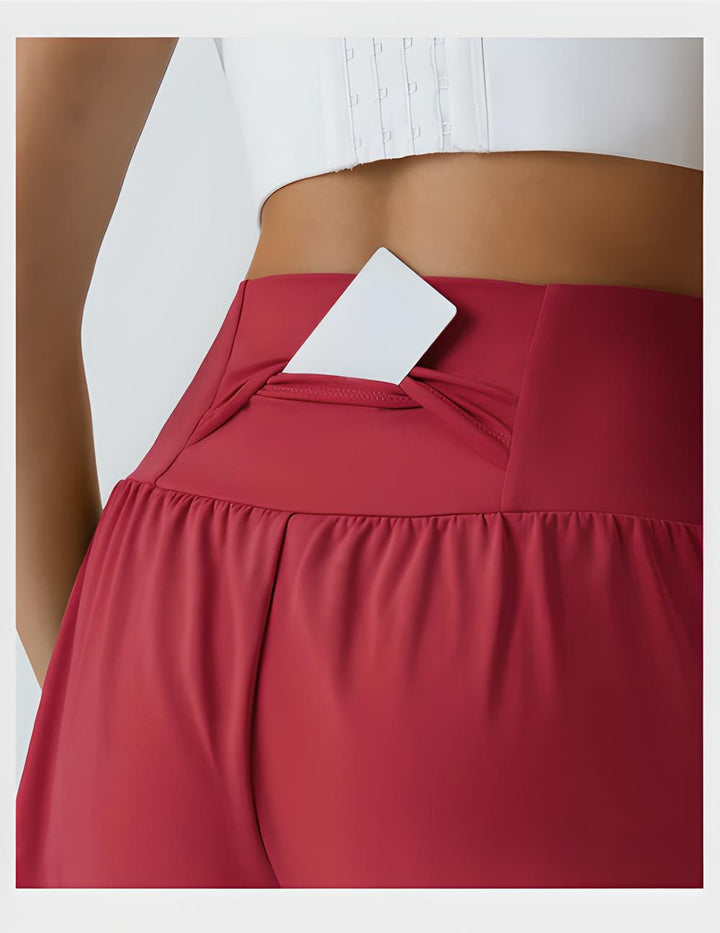 Short Fitness 2-en-1 – Gainant Taille Super Haute