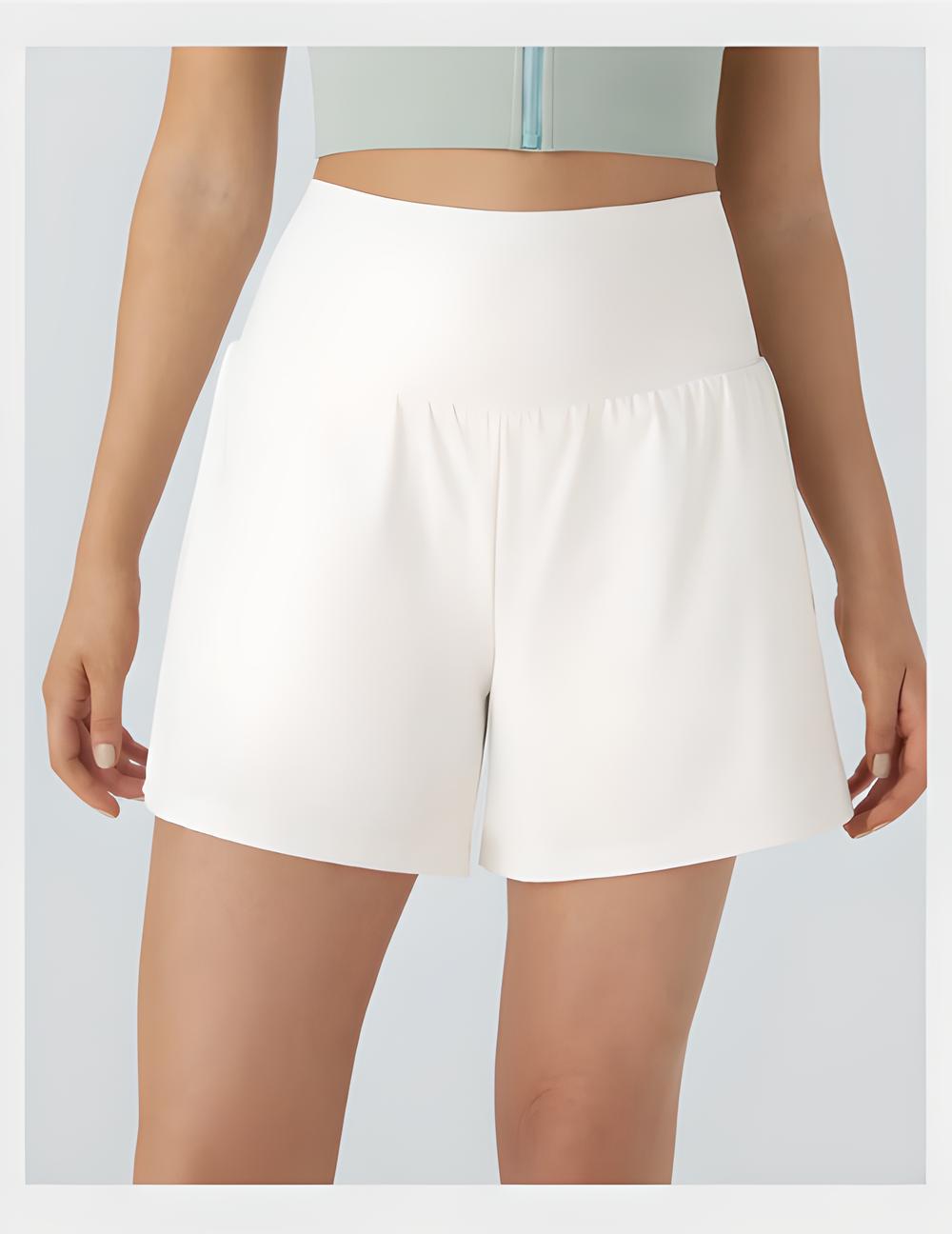 Short Fitness 2-en-1 – Gainant Taille Super Haute