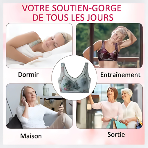 Charlie-quebec™- Soutien-gorge sans boutons, confortable et tendance