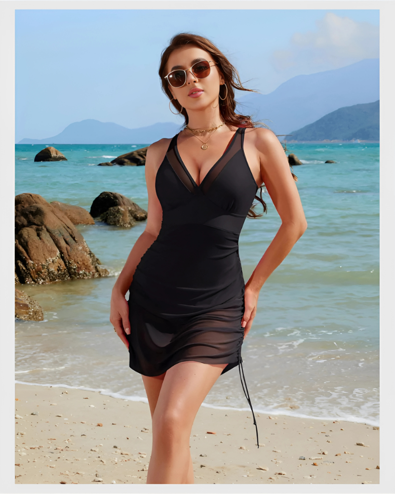Charlie-quebec™ – Maillot Enveloppant en Maille Fine