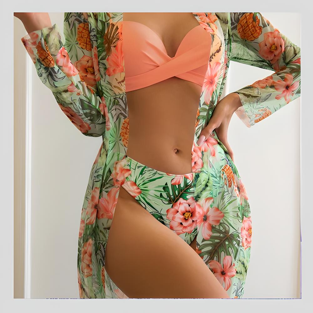 Charlie-quebec™ - Ensemble de bikini 3 en 1